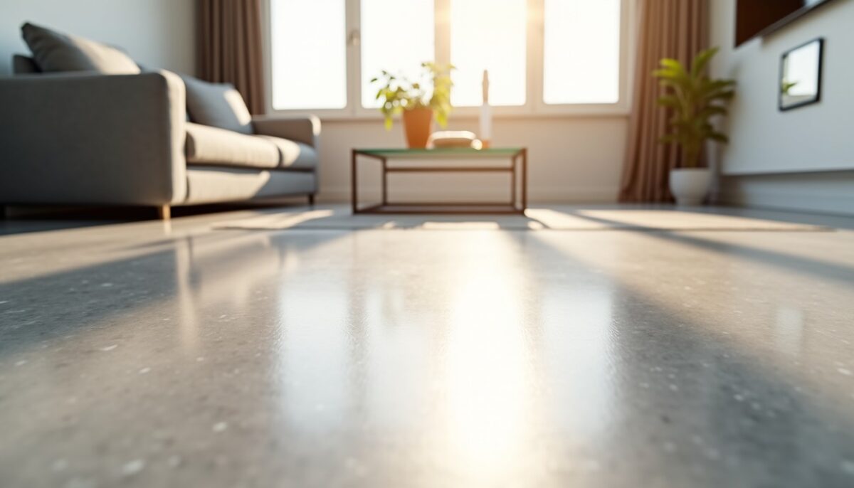 Revêtement sol en béton ciré appliqué avec colle à carrelage : notre analyse complète et avis sincère