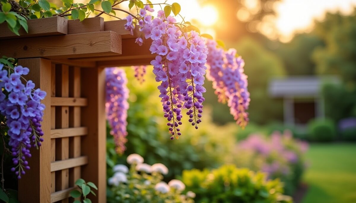Construire un support idéal pour votre glycine : conseils pratiques et choix des matériaux