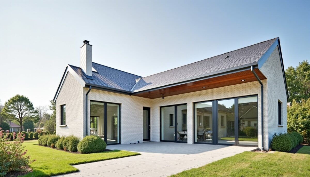 Comment choisir la couleur idéale de gouttière en aluminium pour une façade en crépi blanc ou en pierre ?