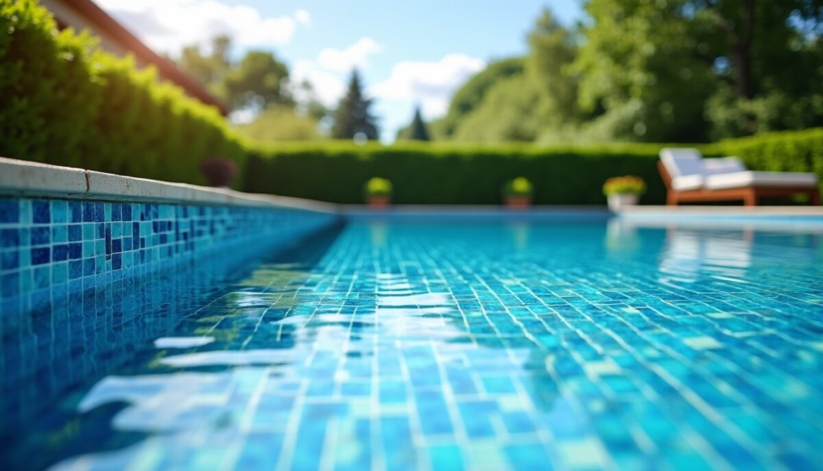 Bien choisir le carrelage de sa piscine face à une eau très calcaire : conseils et astuces