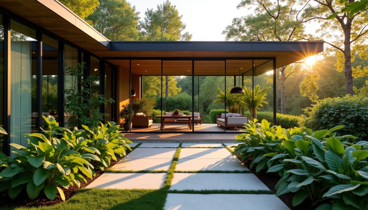 La maison contemporaine : réinventer la fluidité entre intérieur et extérieur