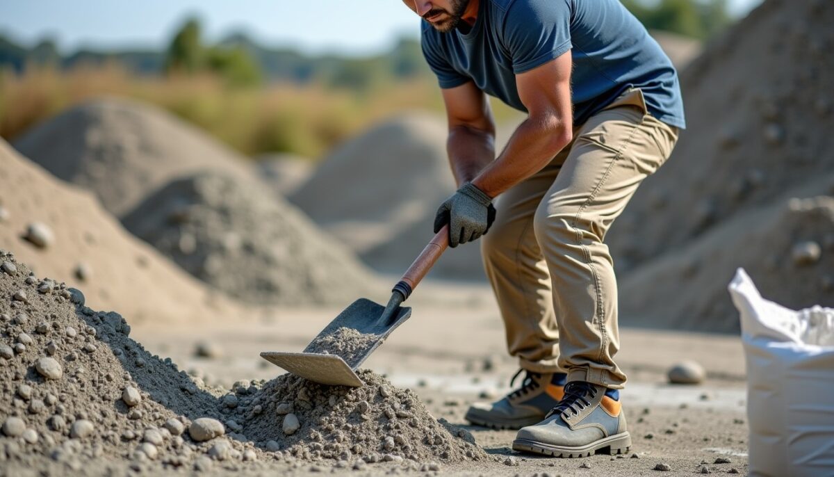 Comment doser le béton avec une pelle : guide des proportions et quantités selon votre sac de ciment