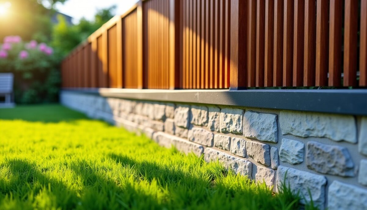 Muret bahut : l'élément architectural essentiel qui transforme votre clôture