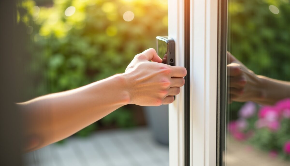Astuce pratique : Comment verrouiller une porte-fenêtre de l’extérieur sans poignée ?
