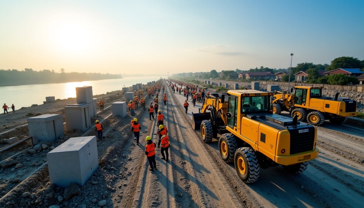 Pont Trà Khúc 1 : le chantier débute enfin, quatre ans après son feu vert
